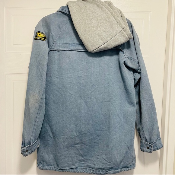 Denim jacket w/hoodie - Picture 2 of 3